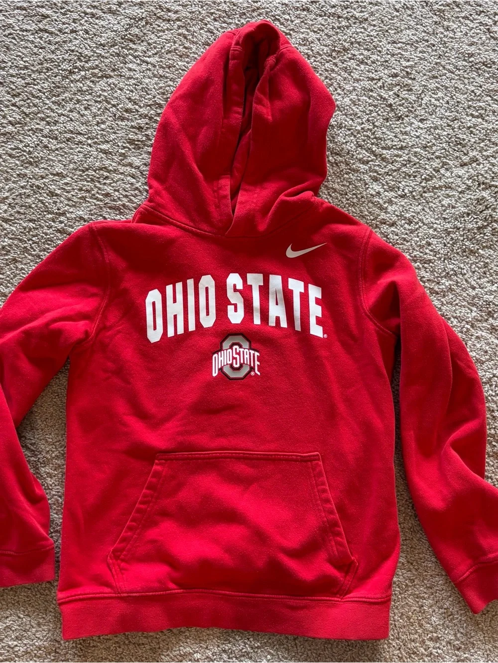 Nike Ohio State Boys M Hooded Fleece Pullover